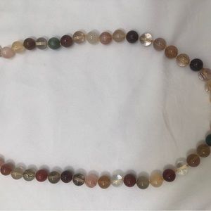 Tiffany & Co. 925 Silver Paloma Picasso 15mm Multi Gemstone Necklace